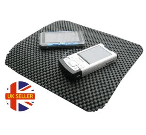 LARGE DASH MAT DASHBOARD CAR NON SLIP GRIP ANTI SLIDE MOBILE PHONE KEYS 22X20 - Picture 1 of 1