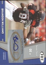 2009 SAGE HIT Autographs Silver #85 Brandon Williams 