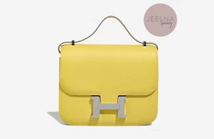 HERMÈS Constance 18 Lime Epsom New Condition With Hardware Protection - Picture 1 of 16