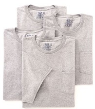 Fruit of the Loom 4 Pack Big Men's Pocket T-Shirt