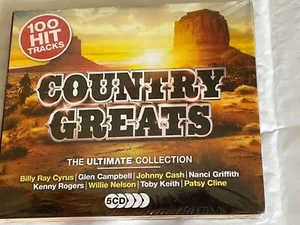 COUNTRY GREATS (JOHNNY CASH, KENNY ROGERS, HANK WILLIAMS, LYNYRD 5 CD - Picture 1 of 4