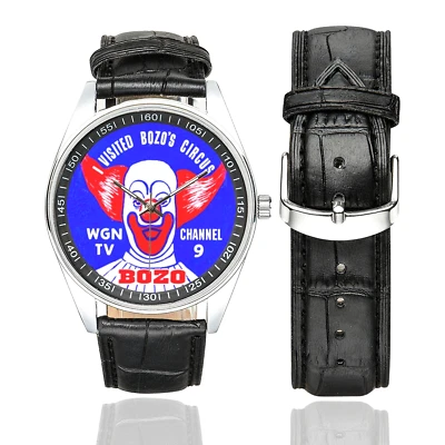 Botón de programa de televisión BOZO The Clown años 60 en un reloj nuevo Foto 1 de 2