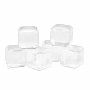 Kikkerland Reusable Square Clear Ice Cubes - Set of 30 - Picture 1 of 5