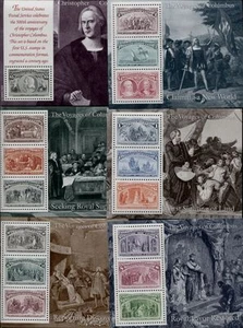 1992 - Colombo - USA - Emissione congiunta con Italia - serie di 6 BF - MNH - Foto 1 di 1
