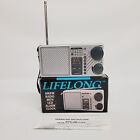Vintage Lifelong AM/FM Portable Pocket Radio LCD Alarm Clock Model-845 WORKING