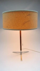 Lámpara de mesa de lujo Kalmar estado original trípode años 60 - Imagen 1 de 12