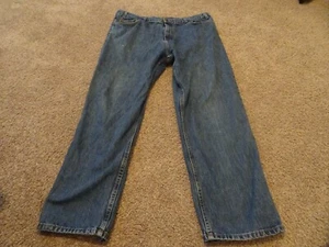 Kirkland Mens Dark Wash Denim Mid Rise Straight Leg Jeans Size 42x32 - Picture 1 of 9