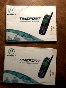 1 x Motorola Timeport P7389 Triband Komórka Manual / Instrukcja obsługi: Niemiecki - Zdjęcie 1 z 2
