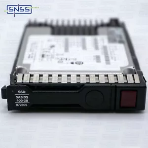 HPE 400GB SAS 12G 2,5" GEMISCHT VERWENDUNG SC DS SSD 3 DWPD 872374-B21 872505 EXVAT £115 - Bild 1 von 2