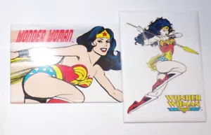 Wonder Woman Kriegerin Diana Prince Spind 2 Kühlschrankmagnete von Ata-boy Made in USA - Bild 1 von 2