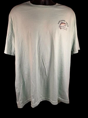 Camiseta Izod Saltwater Teal Northern Trail Bait and Tackle 37 Talla XXL Foto 1 de 4