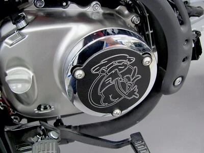 Honda Monkey Z125 2018-2021 Johnny Chimpo aluminio anillo motor estuche embrague cubierta Foto 1 de 4