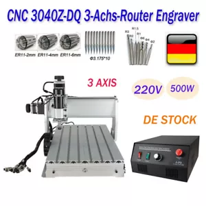 CNC 3040Z-DQ 3-Achs-Router Engraver MACH3 USB-Frässchneidemaschine 500W Carving - Bild 1 von 12