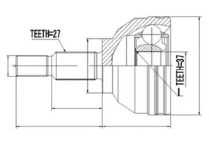 KUPPLUNG AUSSENSEITE FÜR RENAULT LAGUNA II RENAULT LAGUNA III RENAULT ESPACE IV - Bild 1 von 1