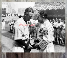 MLB 1939 Lou Gehrig & Joe McCarthy Luckiest Man Farewell 8 X 10 Photo Picture