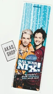 Tom & Bill Kaulitz 2013 BRAVO German Door Sign VERY RARE Türschild Tokio Hotel - Bild 1 von 2