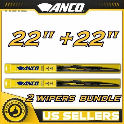 Juego de 2 pares de escobillas limpiaparabrisas ANCO 8-4422 Advantage para GM nuevo Foto 1 de 4