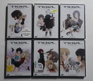 NOIR Collection Anime DVD Lot Volumes 1,3,4,5,6,7 Region 1 ADV Films BRAND NEW - Picture 1 of 11