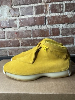 Zapatillas Jordan 18 Retro Amarillo Ocre Gamuza Talla 8.5 2018 Modelo AA2494-701 Foto 1 de 4
