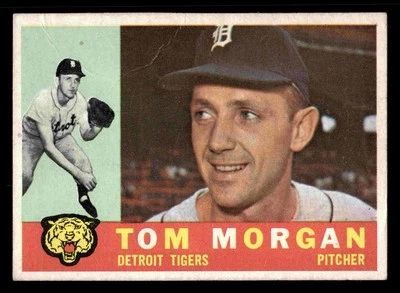 1960 Topps #33 Tom Morgan - Detroit Tigers (Low Grade) - Image 1 of 2
