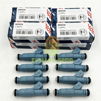 8PCS Fuel Injectors For 1996-99 Dodge RAM 1500 2500 3500 5.2L 5.9L #0280155715 - Image 1 of 4