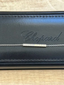 Chopard 18k White Gold Ice Cube Ten (10) Ethical Diamonds Bracelet 857702-1002 - Picture 1 of 8