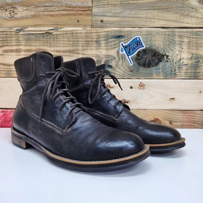 Mark Nason Lace Up Boots Dragon Snake Boots Men's Size 9 Made In Italy Brown  - Image 1 of 4