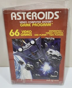 Vintage Atari Asteroids 1981 Game Cartridge Factory Sealed - Picture 1 of 5