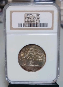 1935 50C Conn. NGC MS65 - Picture 1 of 4
