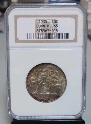 1935 50C Conn. NGC MS65 - Image 1 of 4