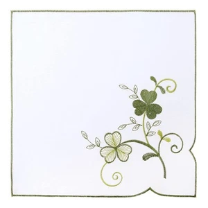 Simhomsen Embroidered Irish Clover St. Patrick’s Day Napkins (11×11 inch - Picture 1 of 5