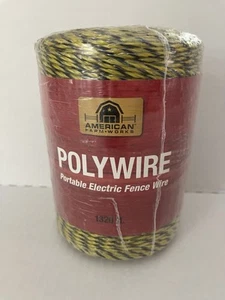 Electric Fence Wire Fencing Polywire Horse Cattle Livestock American Farm Works - Picture 1 of 3