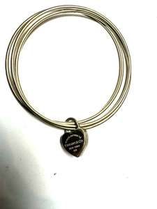 Please Return to Tiffany & Co Triple Band Bracelet - Picture 1 of 5