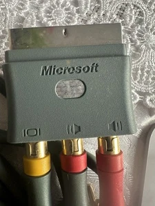 Microsoft Xbox 360™ COMPOSITE AV CABLE Grey Cable Official - Picture 1 of 3