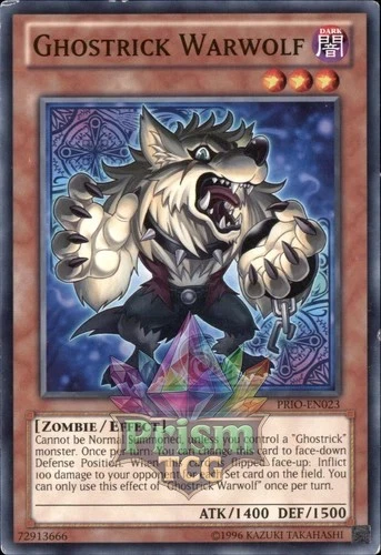 Ghostrick Warwolf PRIO-EN023 Yugioh - Image 1 of 1