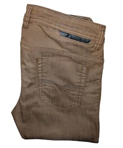 DIESEL Premium SAFADO Regular SLIM Straight Gold Jeans *FITS* W32" L33" *VGC* - Picture 1 of 12