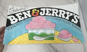 Großer Vintage Ben und Jerry’s Menümagnet 90er - Bild 1 von 4