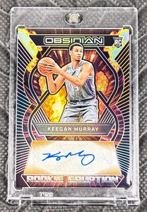 Keegan Murray Kings Obsidian Rookie Eruption 2022 eléctrico naranja automático RC/50 - Imagen 1 de 3