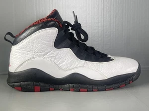 Nike Air Jordan 10 Retro Chicago 2012 Shoes Mens Size 9 White Black Red - Picture 1 of 14