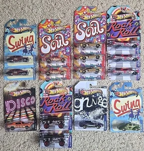 Konvolut 15 Hot Wheels 2012 Jukebox Fahrzeuge. Rock & Roll, Soul, Swing, Disco usw. - Bild 1 von 9