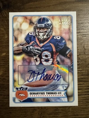 2012 Topps Magic Demaryius Thomas Auto Autograph Football Card #139 NM-MT - Image 1 of 2
