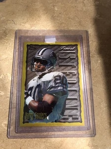 1996 Topps Finest Sterling Gold - Barry Sanders Jumbo NO 8 OF 22! - Picture 1 of 2
