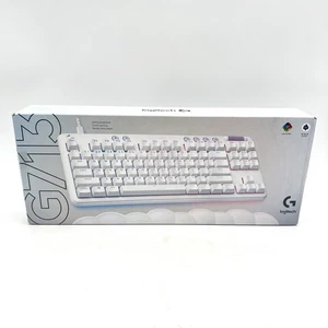 Logitech G713 TKL Aurora Collection Mechanical Gaming Keyboard - White, US - Afbeelding 1 van 6