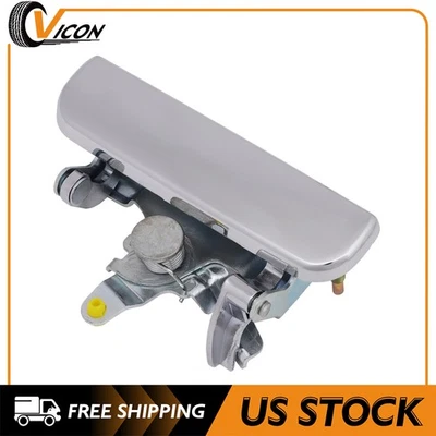 Exterior Tailgate Handle For Mazda B2200 B2600 1987-1993 B2000 1986-1987 Chrome - Image 1 of 4