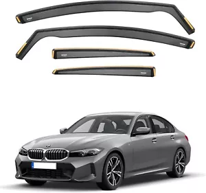 ISPEED Wind Deflectors for BMW 3 Series/M3 G20 2019-2024 4-Door Saloon 4pc Set - Picture 1 of 10