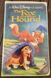 RARE Black Diamond Edition The Fox and the Hound VHS Tape - Walt Disney Classics - Picture 1 of 3
