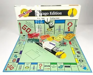 Monopoly Chicago Edition Board Game 1995 USAopoly Replacement Parts Pieces Deeds - Picture 1 of 12