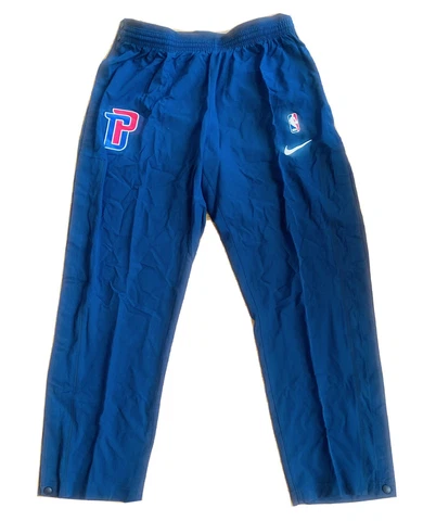 NEW Nike NBA Detroit Pistons Blue Breakaway Basketball Pants 859311-451 Size XXL Cover