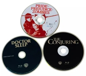 DVD BLU-RAY DOCTOR SLEEP CONJURING PRIDE & PREJUDICE & ZOMBIES DISCS ONLY HORROR - Picture 1 of 8