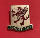 Vintage WI Somerset Badge Collectible Womens Institute Emblem G
